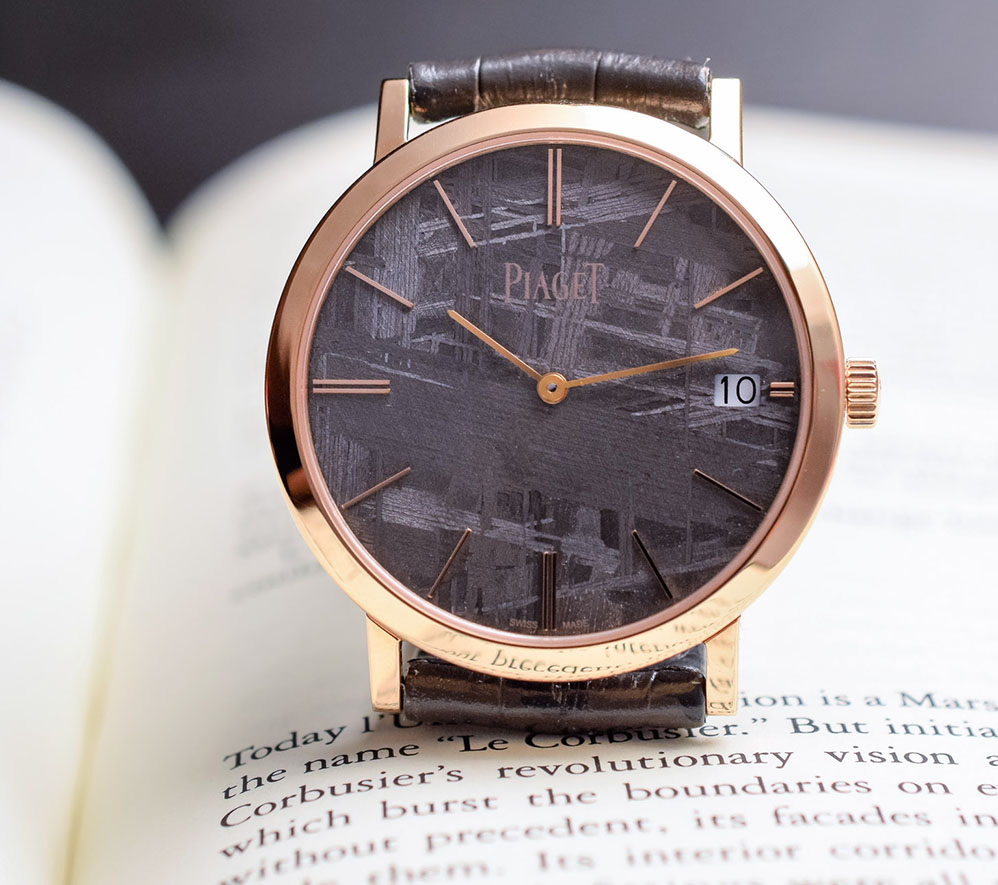 The Piaget Altiplano Automatic 40mm Meteorite Dial